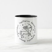 Zodiac Sagittarius Mug Mok (Midden)