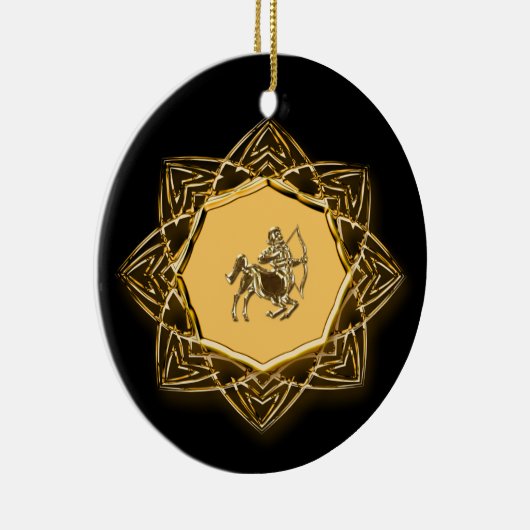 Zodiac Sagittarius - Pas het aan! Keramisch Ornament (Rechts)