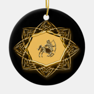 Zodiac Sagittarius - Pas het aan! Keramisch Ornament