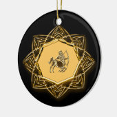 Zodiac Sagittarius - Pas het aan! Keramisch Ornament (Links)
