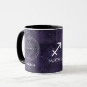 Zodiac Sagittarius Waterverf Mok (Voorkant links)