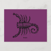 Zodiac: Scorpio, 1482 Briefkaart (Voorkant)