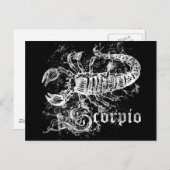 Zodiac Scorpio Briefkaart (Voorkant / Achterkant)