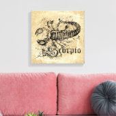  Zodiac Scorpio Canvas Afdruk (Insitu (Woonkamer))