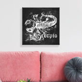 Zodiac  Scorpio Canvas Afdruk (Insitu (Woonkamer))