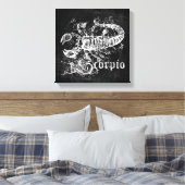 Zodiac  Scorpio Canvas Afdruk (Insitu (Slaapkamer))
