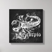 Zodiac Scorpio Canvas Afdruk (Voorkant)