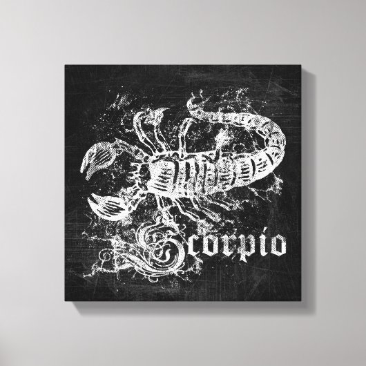 Zodiac  Scorpio Canvas Afdruk (Voorkant)