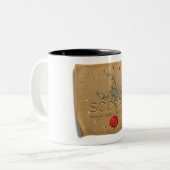Zodiac - Scorpio - Coffee Mug Tweekleurige Koffiemok (Voorkant links)