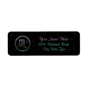 Zodiac Scorpio Etiket