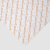 Zodiac "Scorpio" Gold Script Tissue Paper Tissuepapier (Detail)