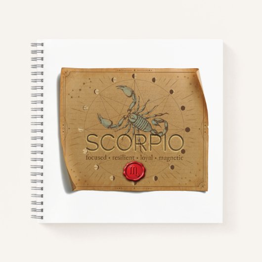 Zodiac - Scorpio - Journal Notitieboek (Voorkant)
