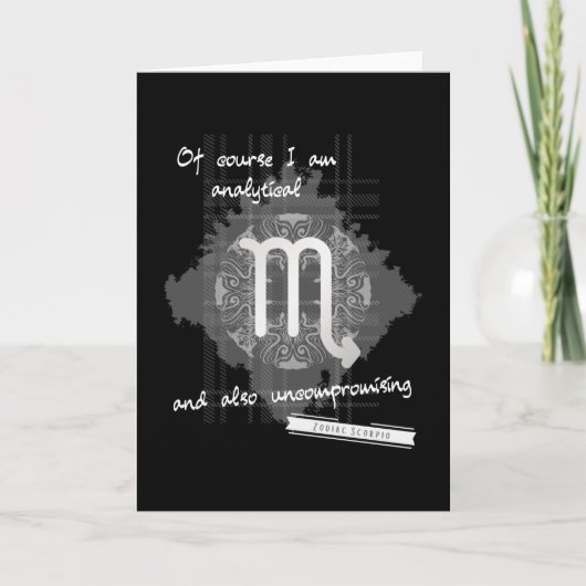 Zodiac Scorpio Kaart (Voorkant)