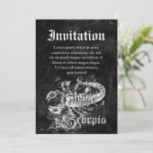 Zodiac  Scorpio Kaart (Staand voorkant)