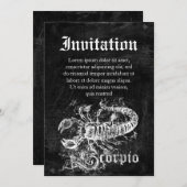 Zodiac  Scorpio Kaart (Voorkant / Achterkant)