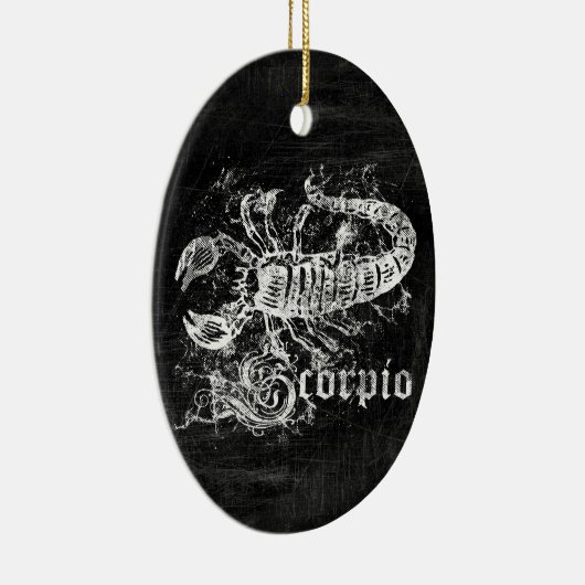 Zodiac Scorpio Keramisch Ornament (Rechts)