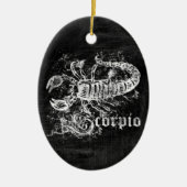 Zodiac  Scorpio Keramisch Ornament (Voorkant)