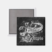 Zodiac  Scorpio Magneet (Voorkant / Achterkant)