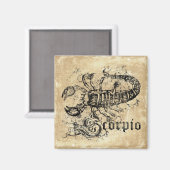 Zodiac Scorpio Magnet (Voorkant / Achterkant)