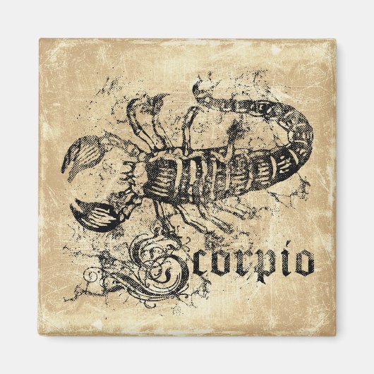 Zodiac Scorpio Magnet (Voorkant)