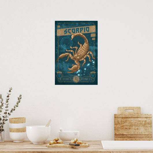 Zodiac: Scorpio Poster (Keuken)