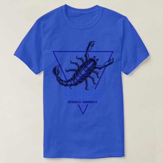 Zodiac Scorpio T-shirt (Design voorkant)