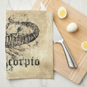  Zodiac Scorpio Theedoek (Quarter Fold)