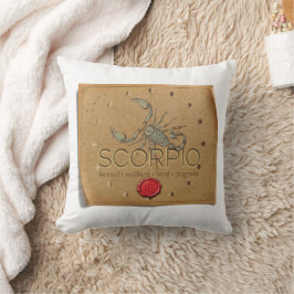 Zodiac - Scorpio - Throw Pillow Kussen