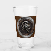 Zodiac Scorpius Scorpio Personeel aanpassen Glas (Voorkant)