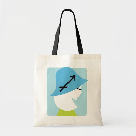 Zodiac shopping bag - sagittarius tote bag (Voorkant)
