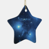 Zodiac sign Aquarius Keramisch Ornament (Rechts)