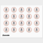 Zodiac Sign Aquarius Ronde Sticker (Vel)