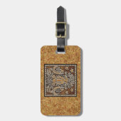ZODIAC SIGN ARIES BAGAGELABEL (Voorkant verticaal)