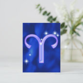 Zodiac sign Aries Briefkaart (Staand voorkant)