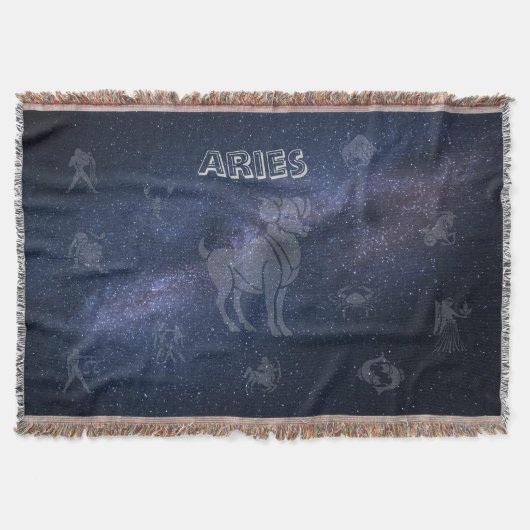 Zodiac sign Aries Deken (Voorkant)