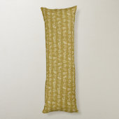 Zodiac Sign Body Pillow (Geel) Lichaamskussen (Achterkant (Verticaal))