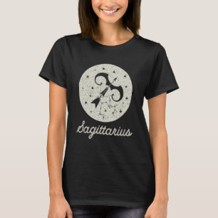 Zodiac Sign Boogschutter Verjaardag Graphic voor m T-shirt