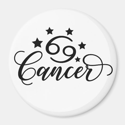 Zodiac Sign Cancer Magneet (Voorkant)