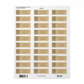 Zodiac - Sign Cancer Retouradres Labels (Full Sheet)