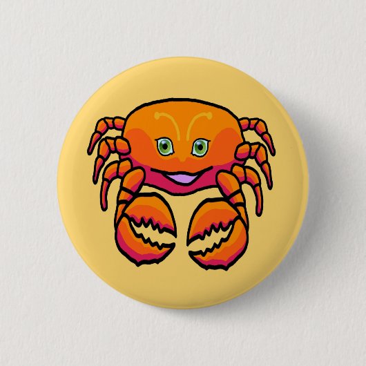 Zodiac sign Cancer Ronde Button 5,7 Cm (Voorkant)