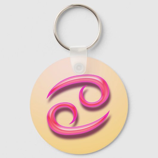 Zodiac sign Cancer Sleutelhanger (Voorkant)