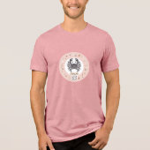 Zodiac Sign Cancer Tri-Blend Shirt (Voorkant)