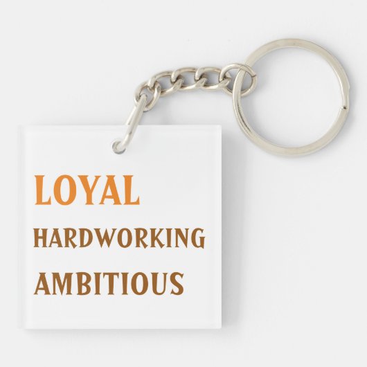  Zodiac Sign Capricorn 2side Sleutelhanger (Achterkant)