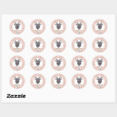 Zodiac Sign Capricorn Ronde Sticker (Vel)