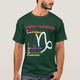 Zodiac sign - Capricorn T-shirt