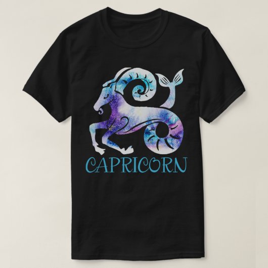 Zodiac Sign Capricorn T-shirt (Design voorkant)