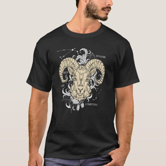 Zodiac Sign Capricorn T-shirt (Voorkant)