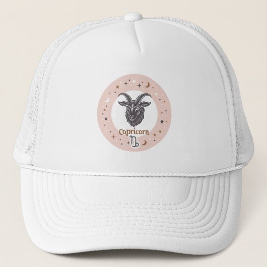 Zodiac Sign Capricorn Trucker Pet (Voorkant)