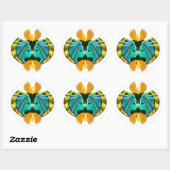 Zodiac Sign Gemini Design Ronde Sticker (Vel)