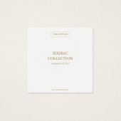 Zodiac Sign Gemini Jewelry Display Kaart (Voorkant)